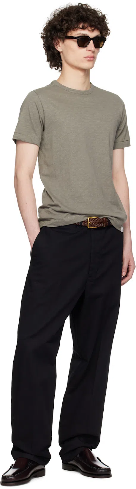 SEBAGO Dan Po Lt Leather Loafers In Black