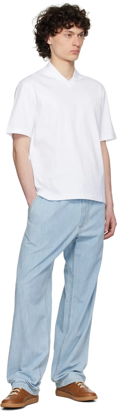 MAISON MARGIELA Suede And Leather Sneakers In Multi