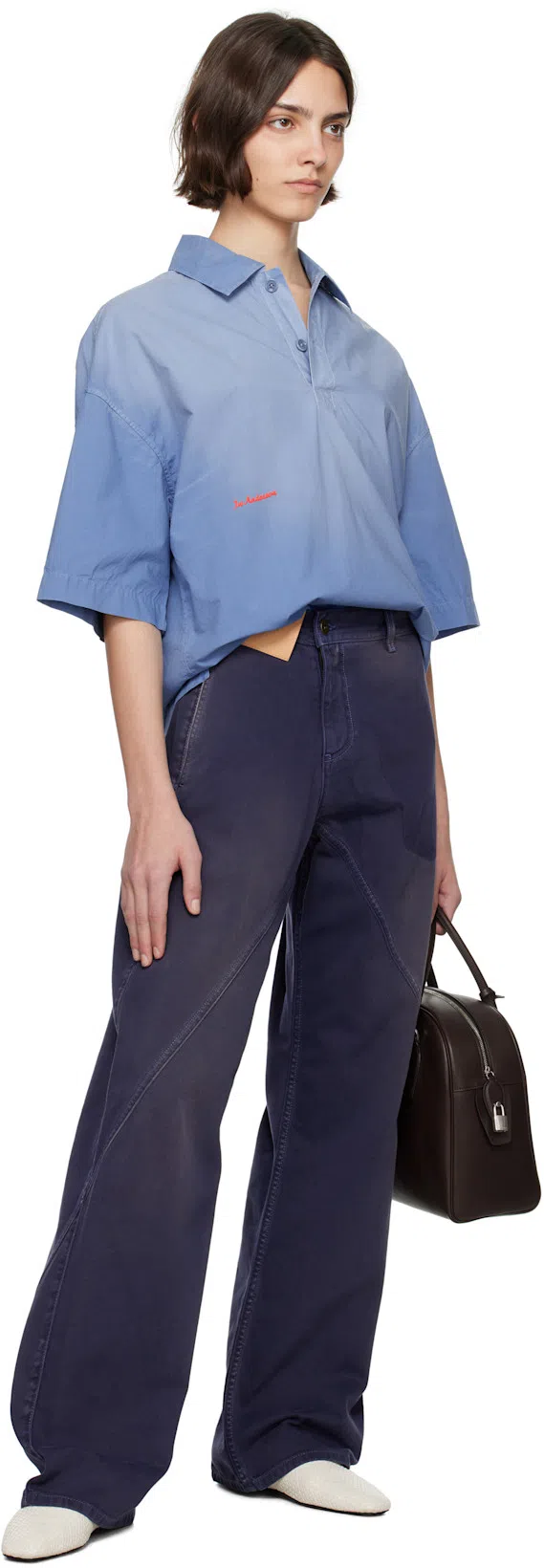 THE ROW India 12.00 Top-handle Bowling Bag In Leather In Brown