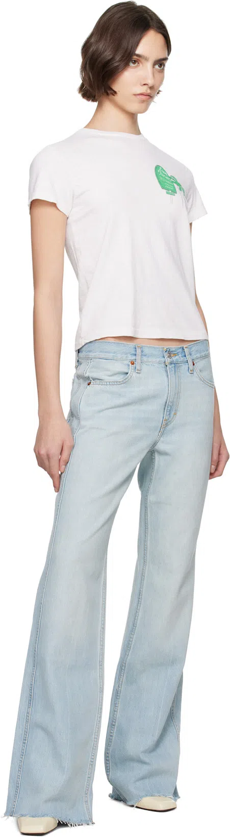 KHAITE Eva Calfskin Leather Pumps In Beige