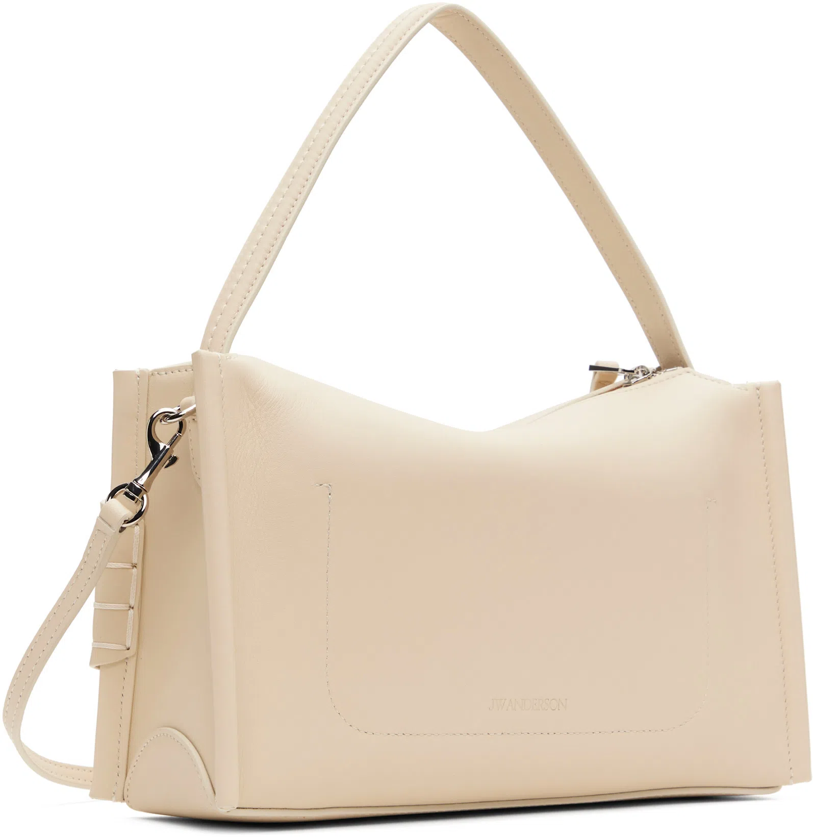 JW ANDERSON Embellished Cotton Mini Dress In Pink