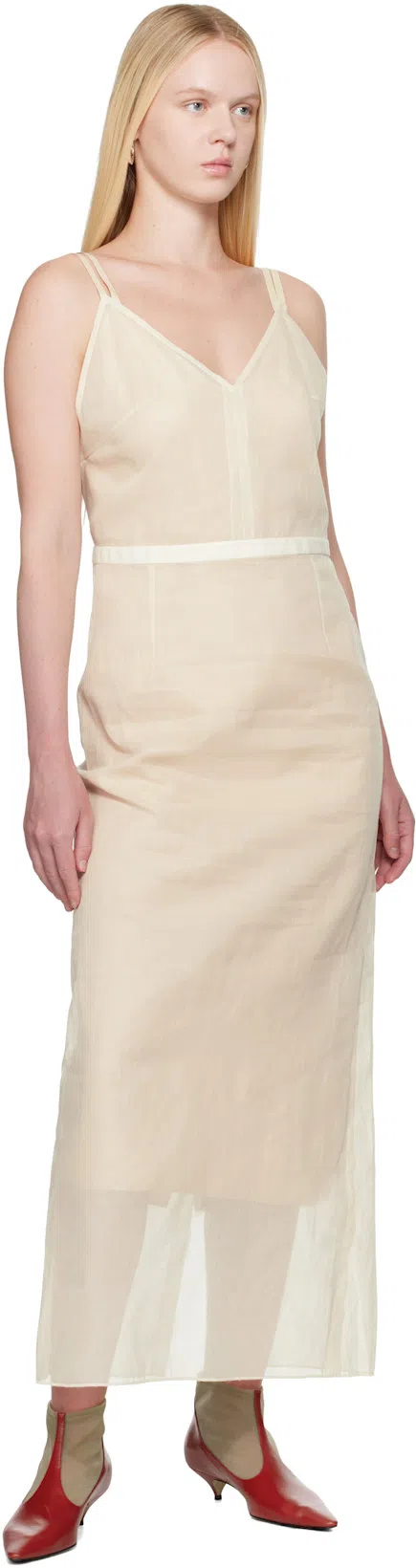 THE ROW Pointed Short Boots In Scr Scarlet