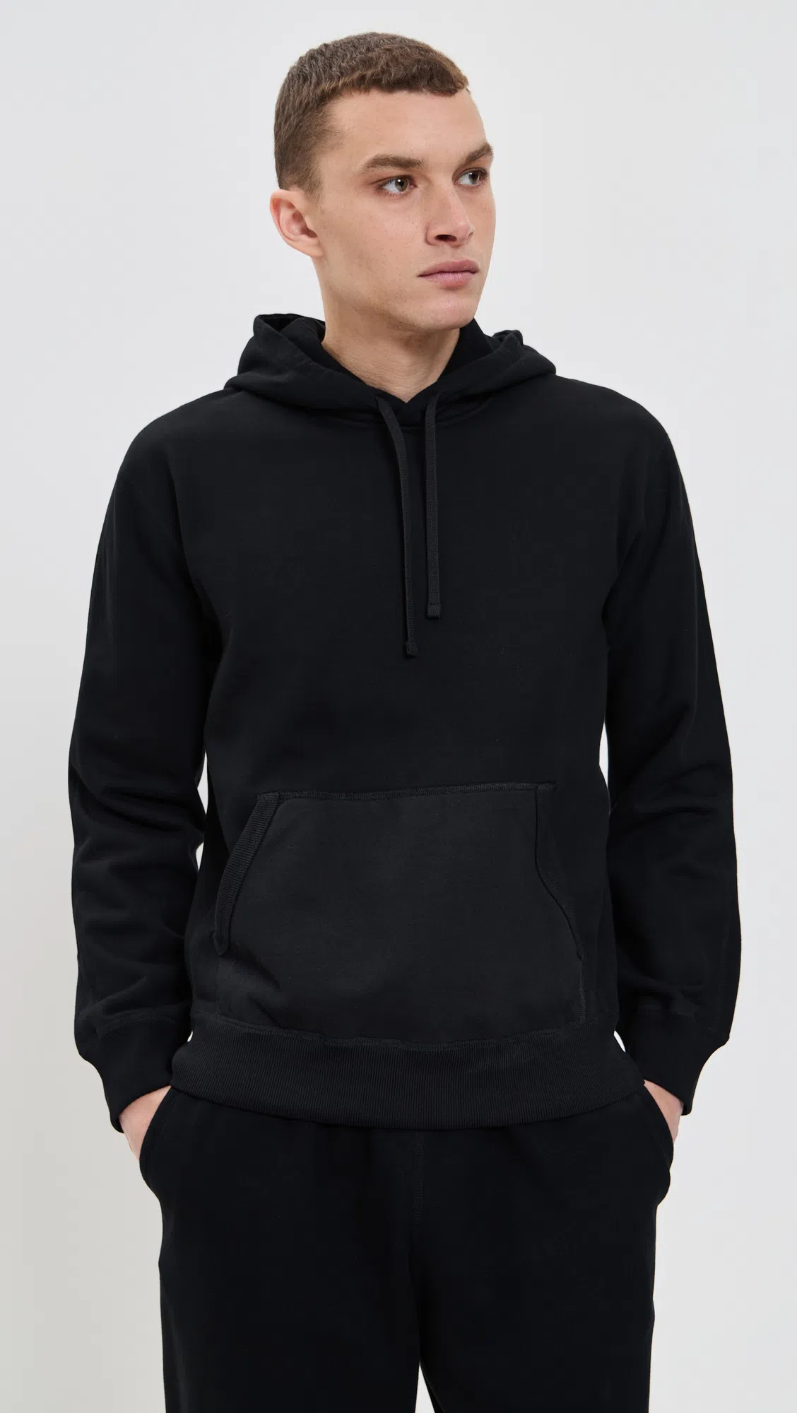 REIGNING CHAMP Mid-weight Terry Standard Hoodie Black
