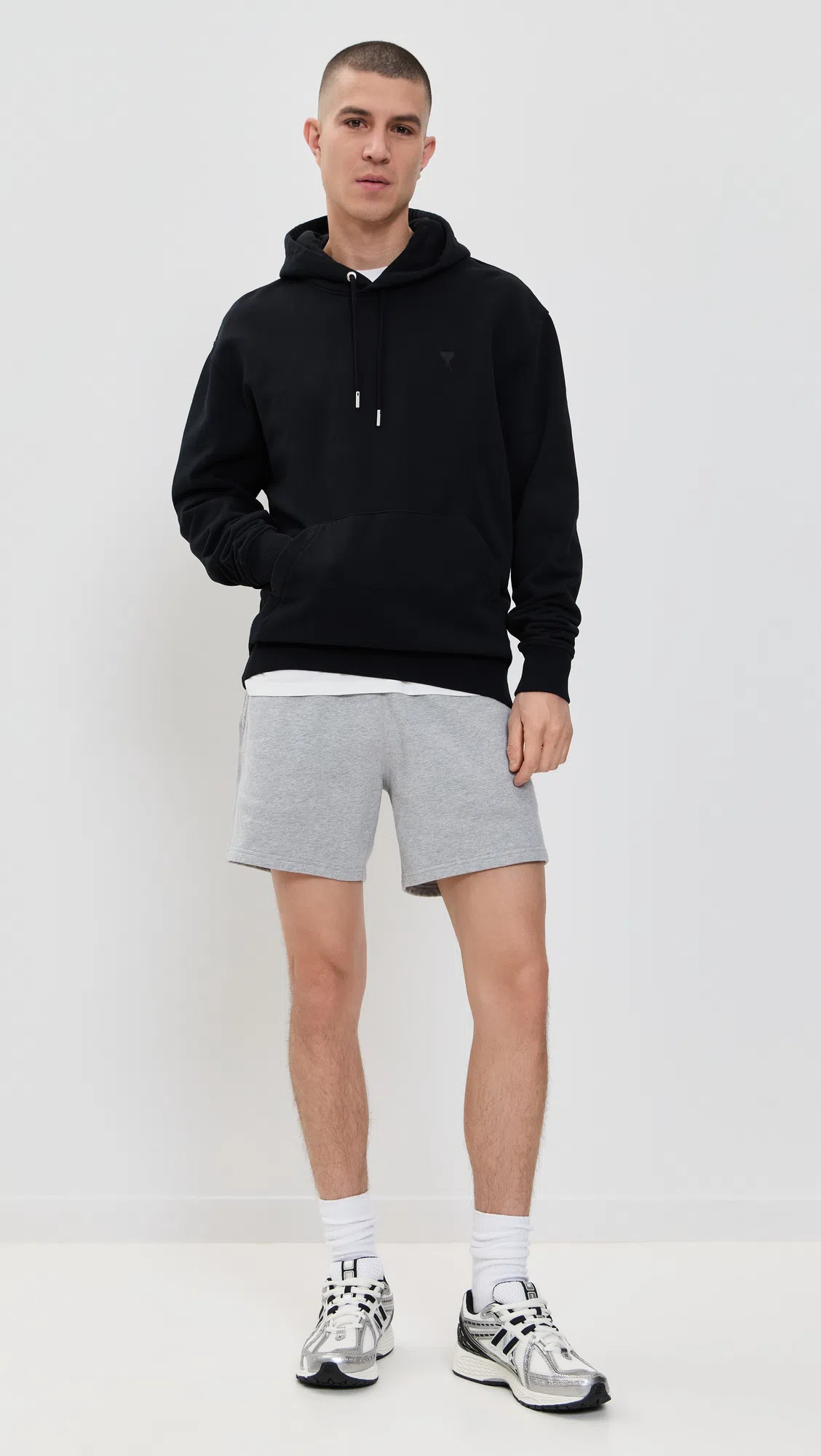 REIGNING CHAMP Midweight Terry Relaxed Crewneck Navy