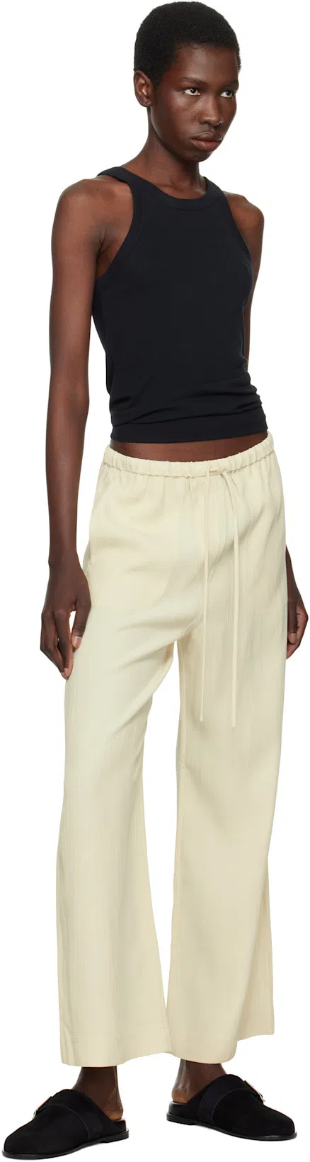 AEYDE Finja Suede Slides In Black