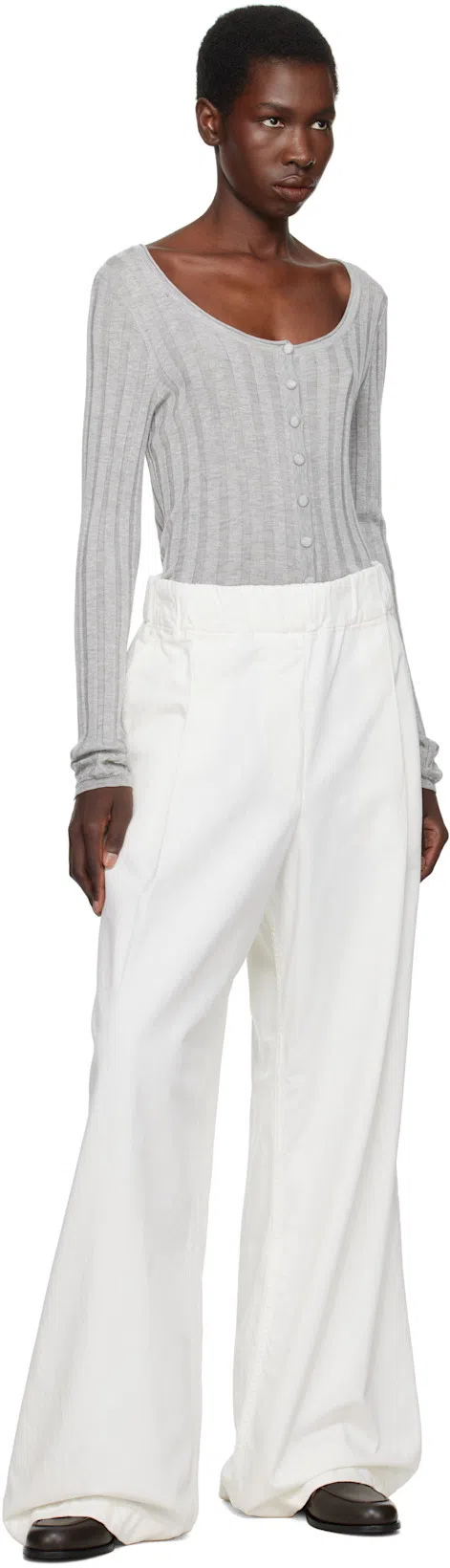 AEYDE Leather Loafers With Penny Strap And Round Toe In Brown