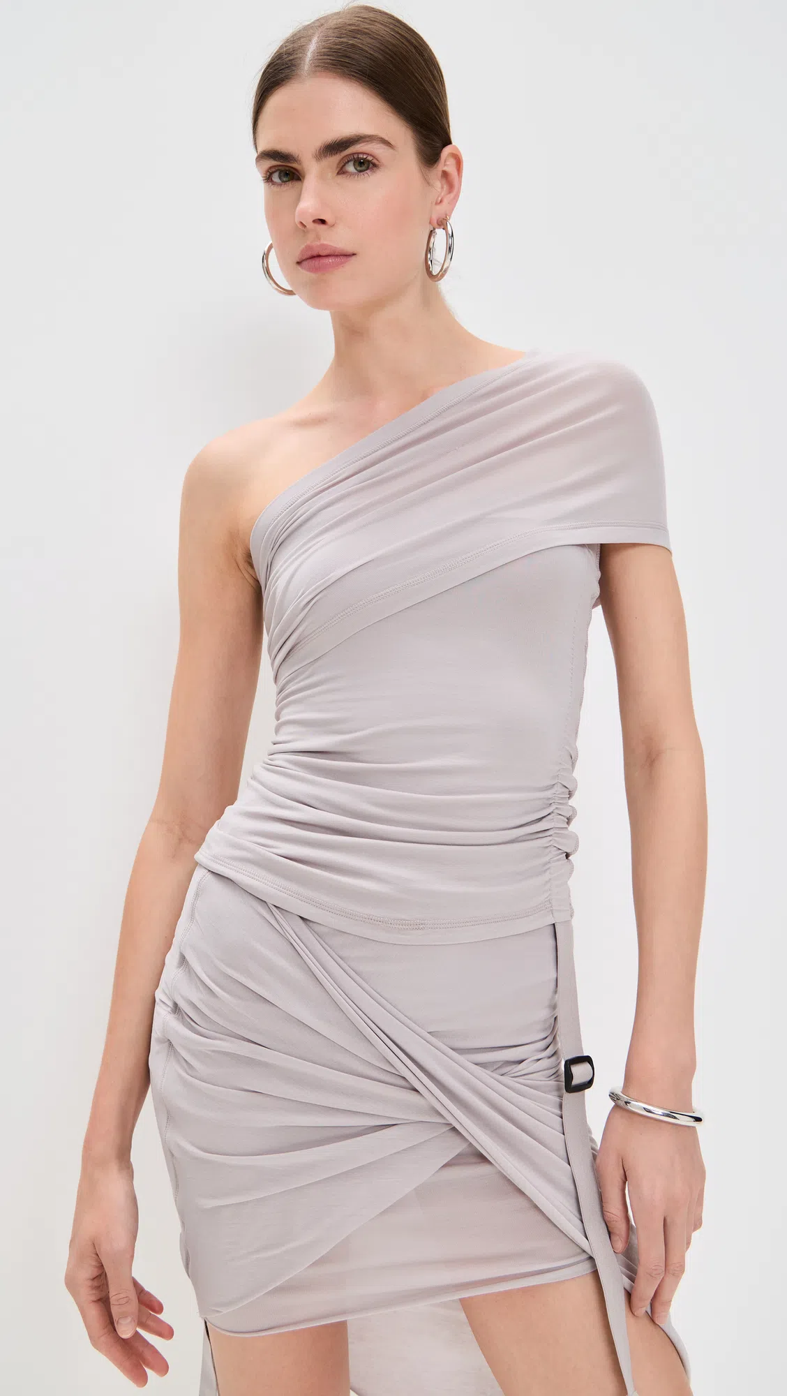 PARIS TEXAS Patent Leather Lidia Mules 70 In Silver