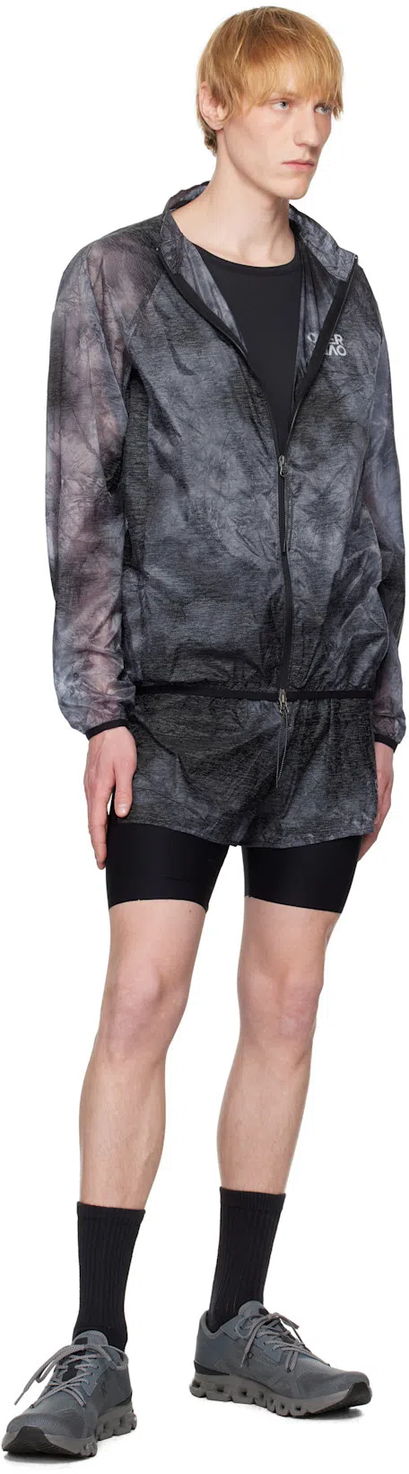 OVER OVER Gray Track Jacket In Green