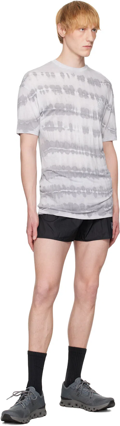 OVER OVER Black Track Shorts