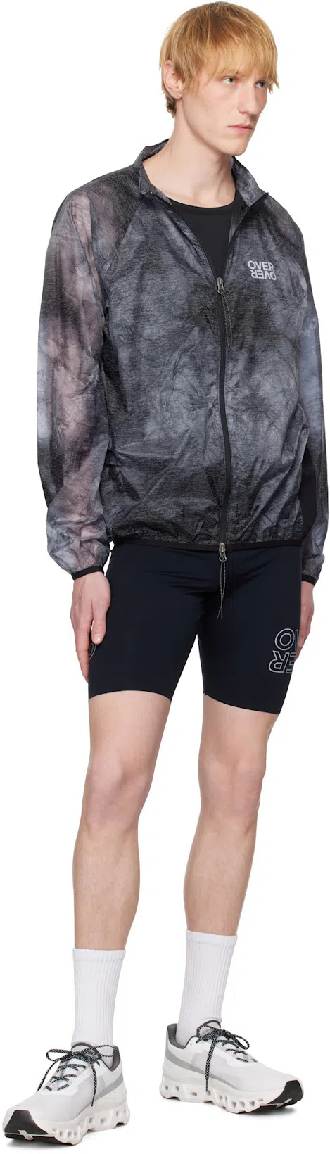 OVER OVER Gray Track Jacket In Green