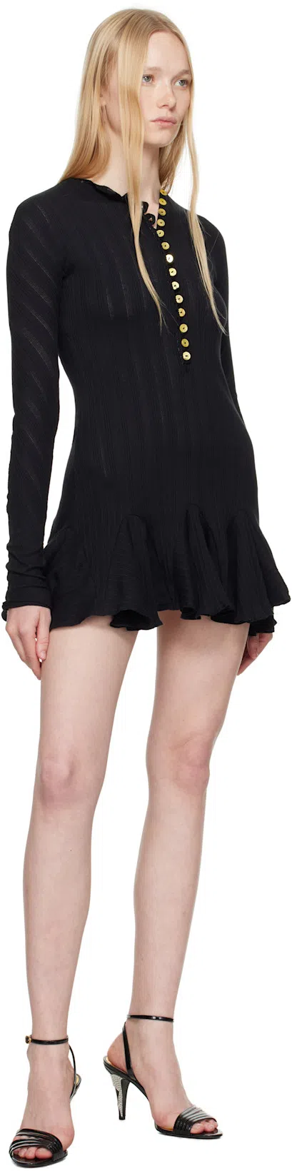 VALENTINO GARAVANI Valentino Ladycrush 85 Patent Sandal In Black