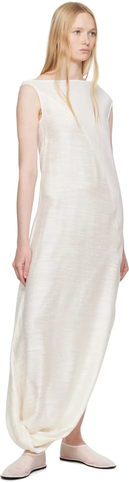 THE ROW White Sock Slippers In Purple