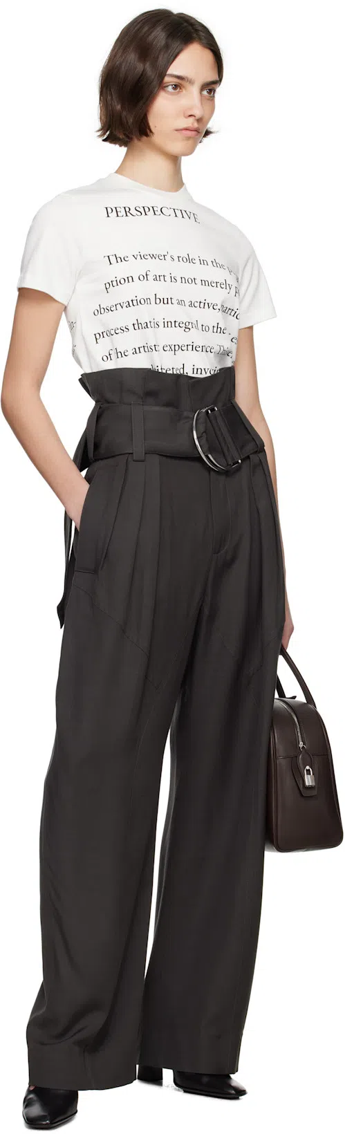 THE ROW India 12.00 Top-handle Bowling Bag In Leather In Brown