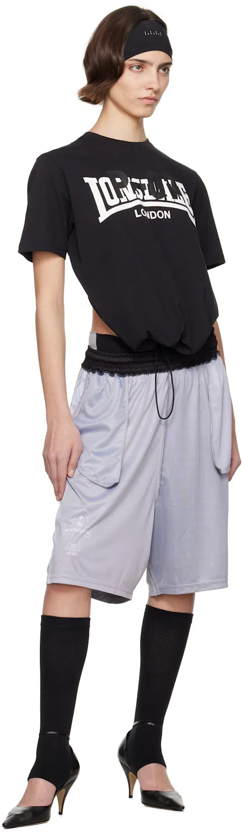 THE ROW Uxor Leather Pumps In Black