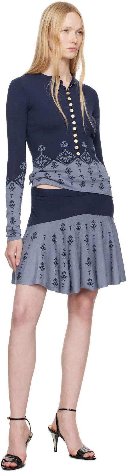 VALENTINO GARAVANI Valentino Ladycrush 85 Patent Sandal In Black