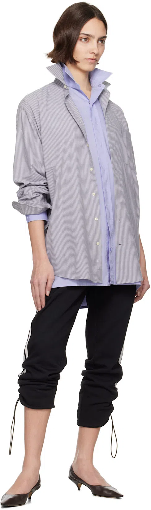 BOTTEGA VENETA Silver Small Twisted Hoop Earrings In 8117 Silver