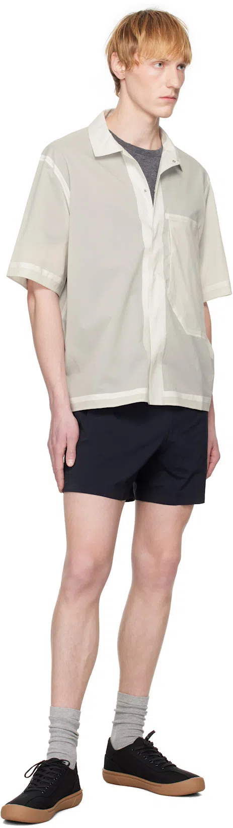 OUR LEGACY Mens Worn Black Boxy Short-sleeve Cotton-jersey T-shirt In Gray