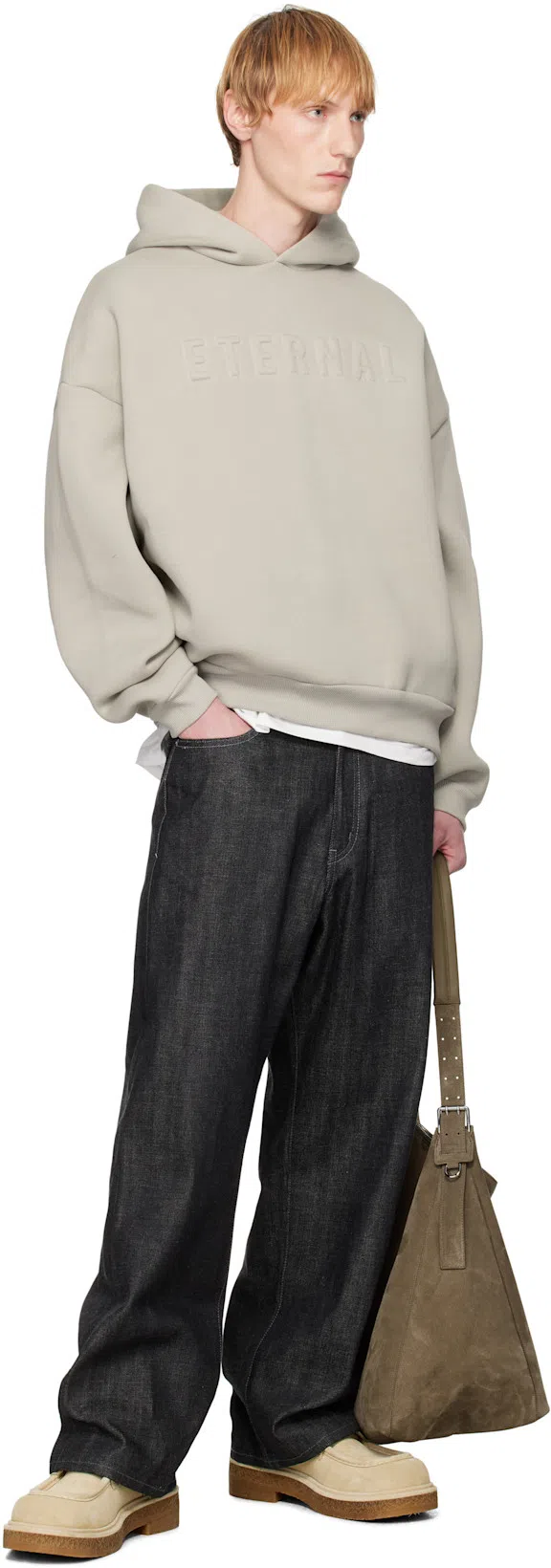 FEAR OF GOD Eternal Hoodie In Gray