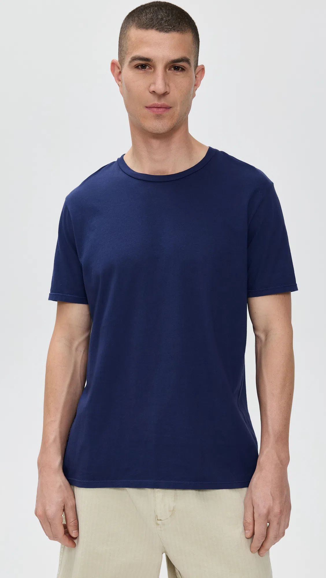 ALEX MILL Mill Shirt In Linen Pool Blue