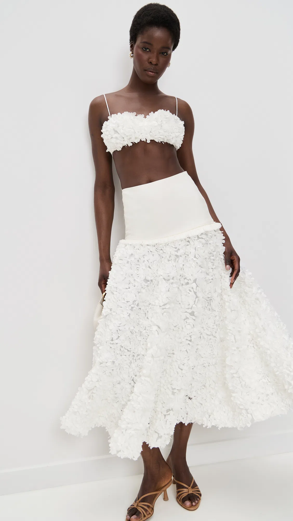 ALEXIS Bria Skirt In White