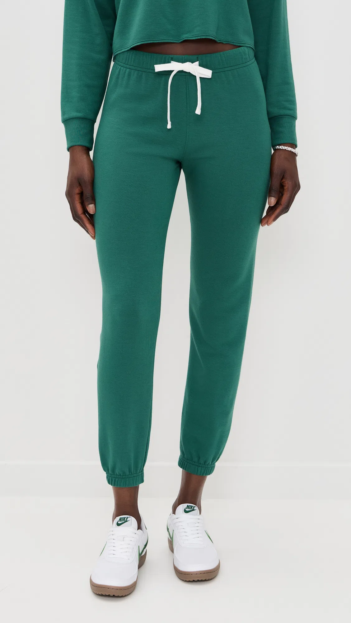 SPLITS59 Sonja Fleece Sweatpants Arugula In Green