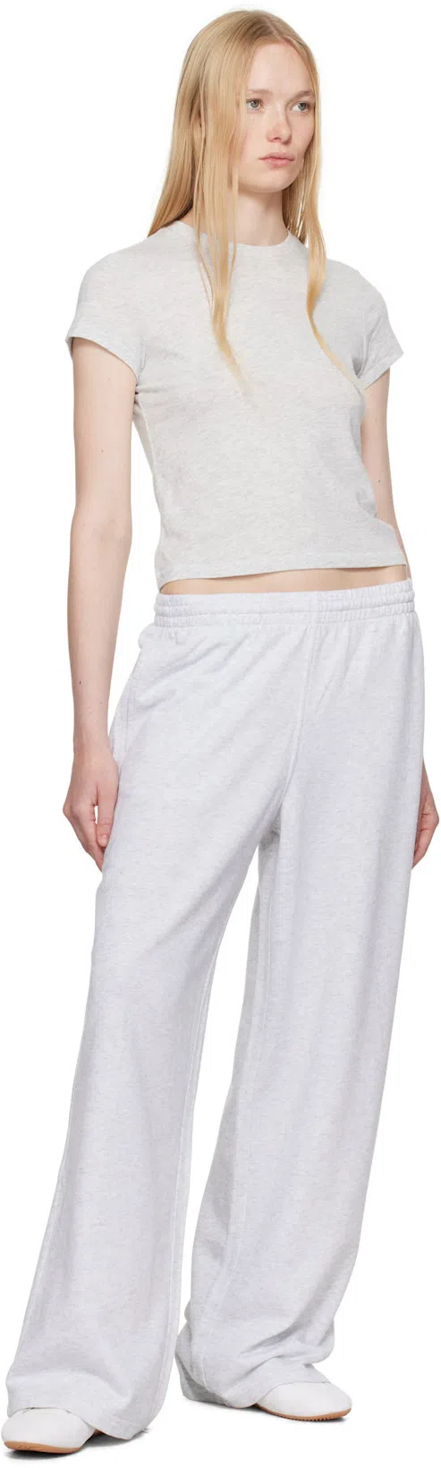 THE ROW Bonnie Suede Mesh Sneakers In White