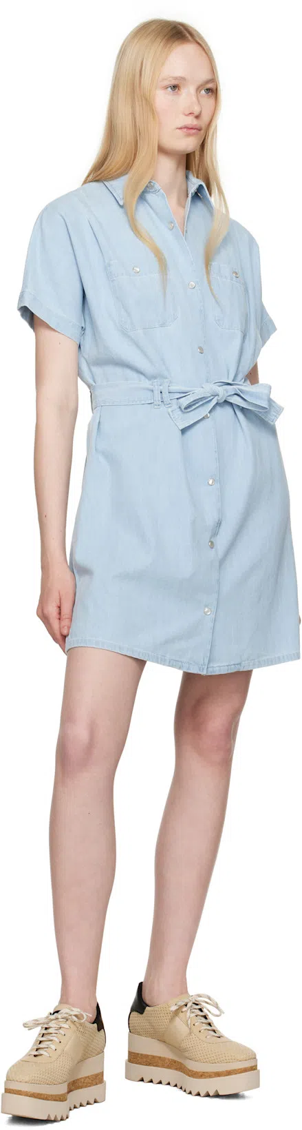 STELLA MCCARTNEY Sneakelyse Vegan Colourblock Platform Sneakers In Greggio