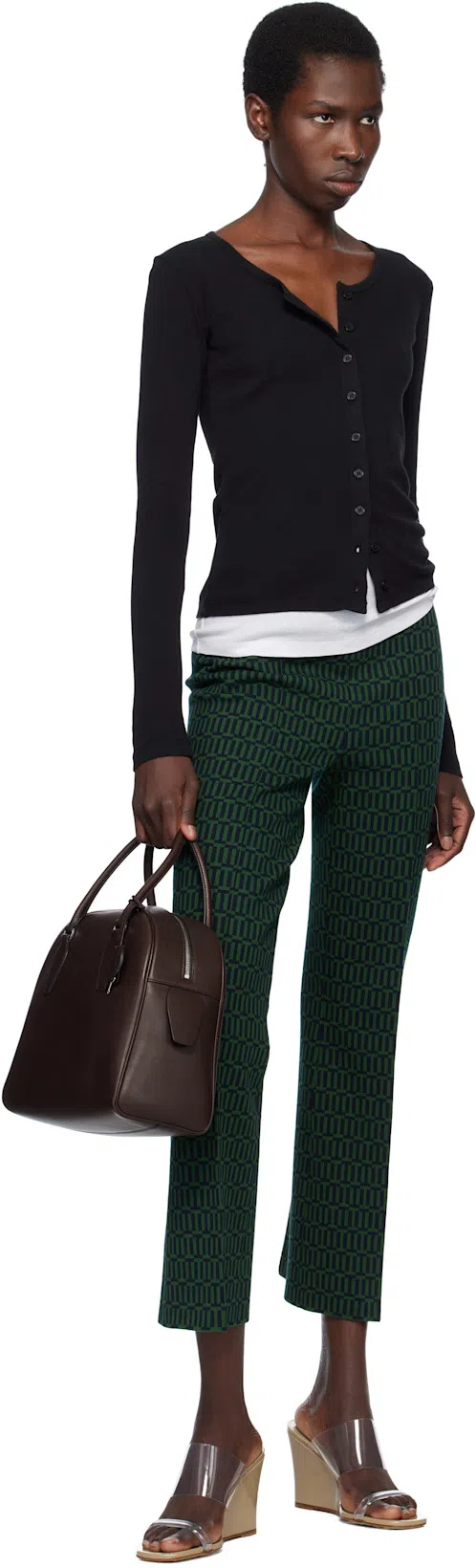 THE ROW India 12.00 Top-handle Bowling Bag In Leather In Brown