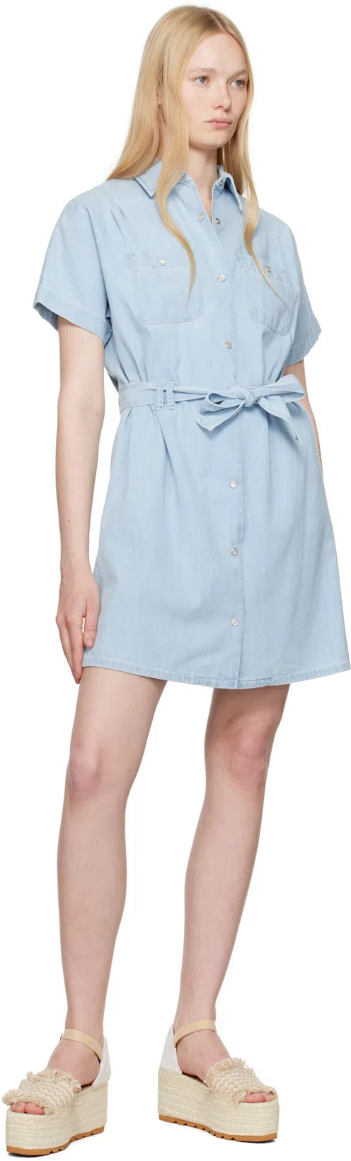 STELLA MCCARTNEY Canvas Wedge With Multicolor Fringe Detail In Beige