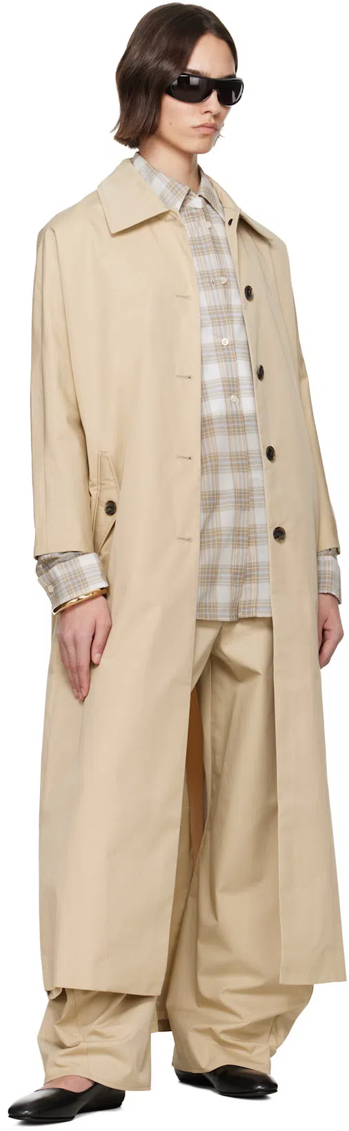 JACQUEMUS "the Circular Bracelet" Bracelet In Light Gold