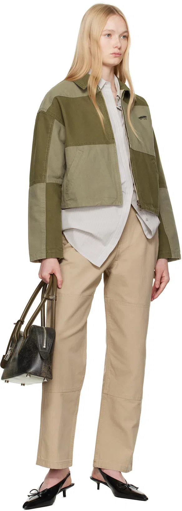 JACQUEMUS Cubisto 40mm Slingback Pumps In Black