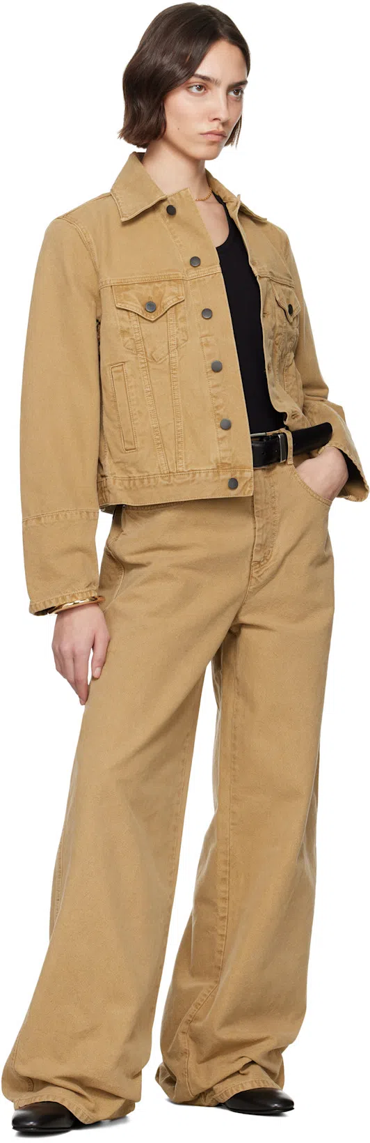 JACQUEMUS "the Circular Bracelet" Bracelet In Light Gold