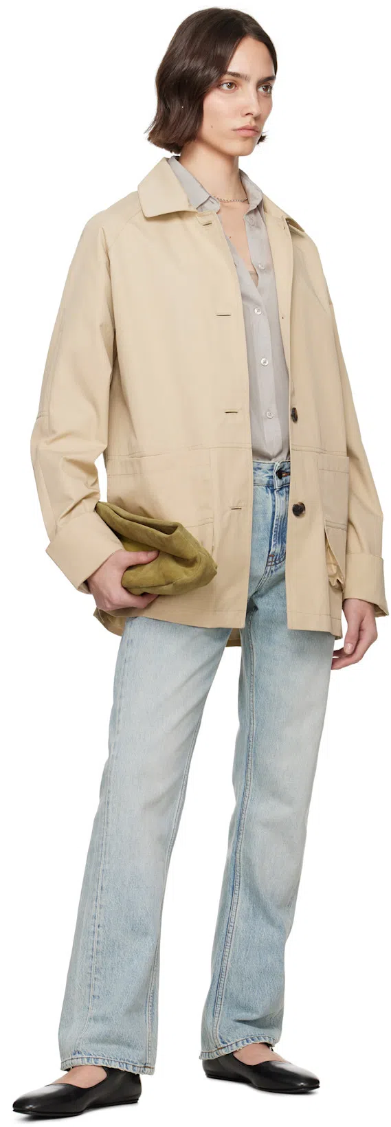 LEMAIRE Beige Straps Tank Top In Bg200 Mastic