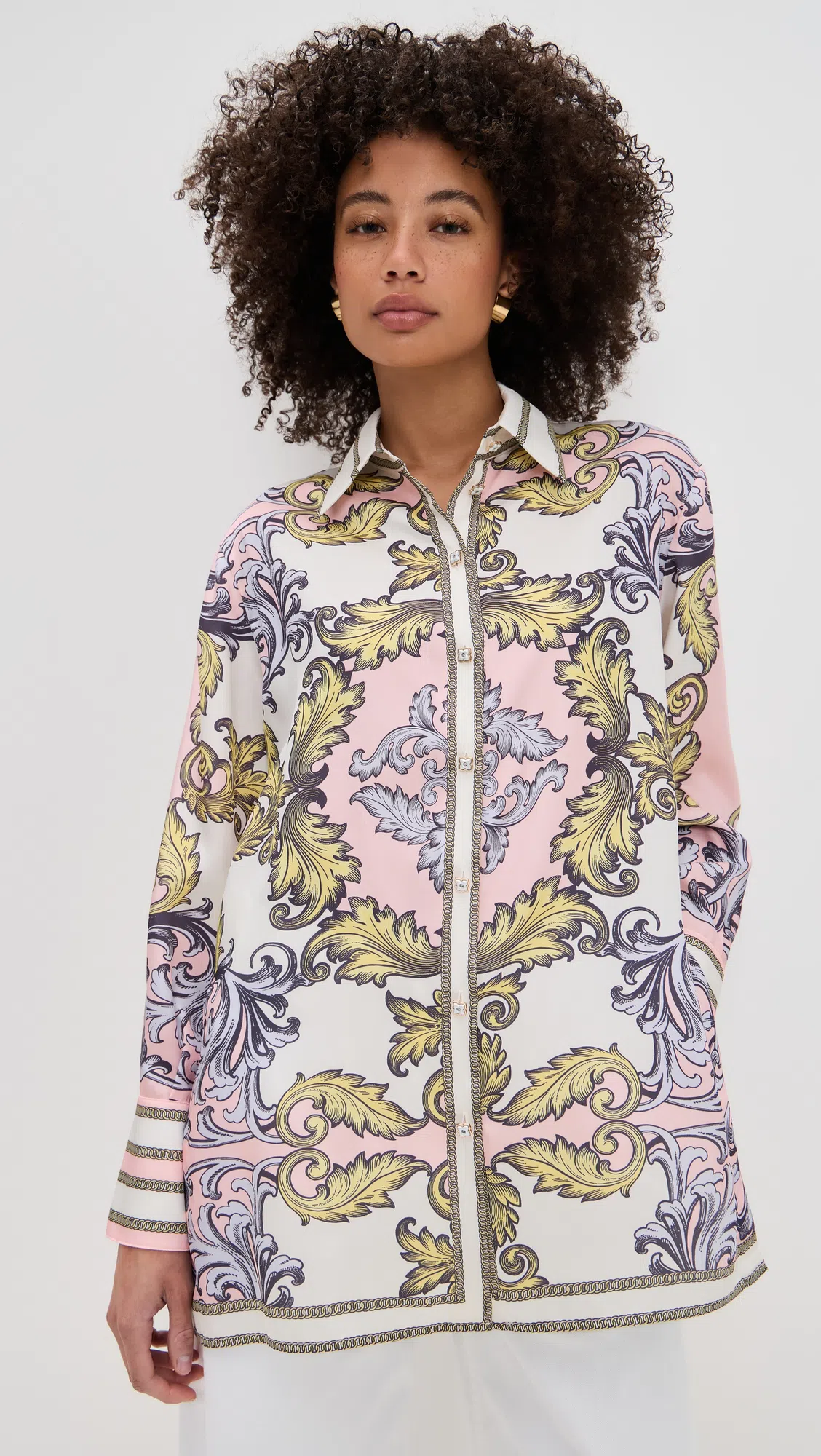 ALICE AND OLIVIA Athena Flared Wide Leg Pants Day Dreamer