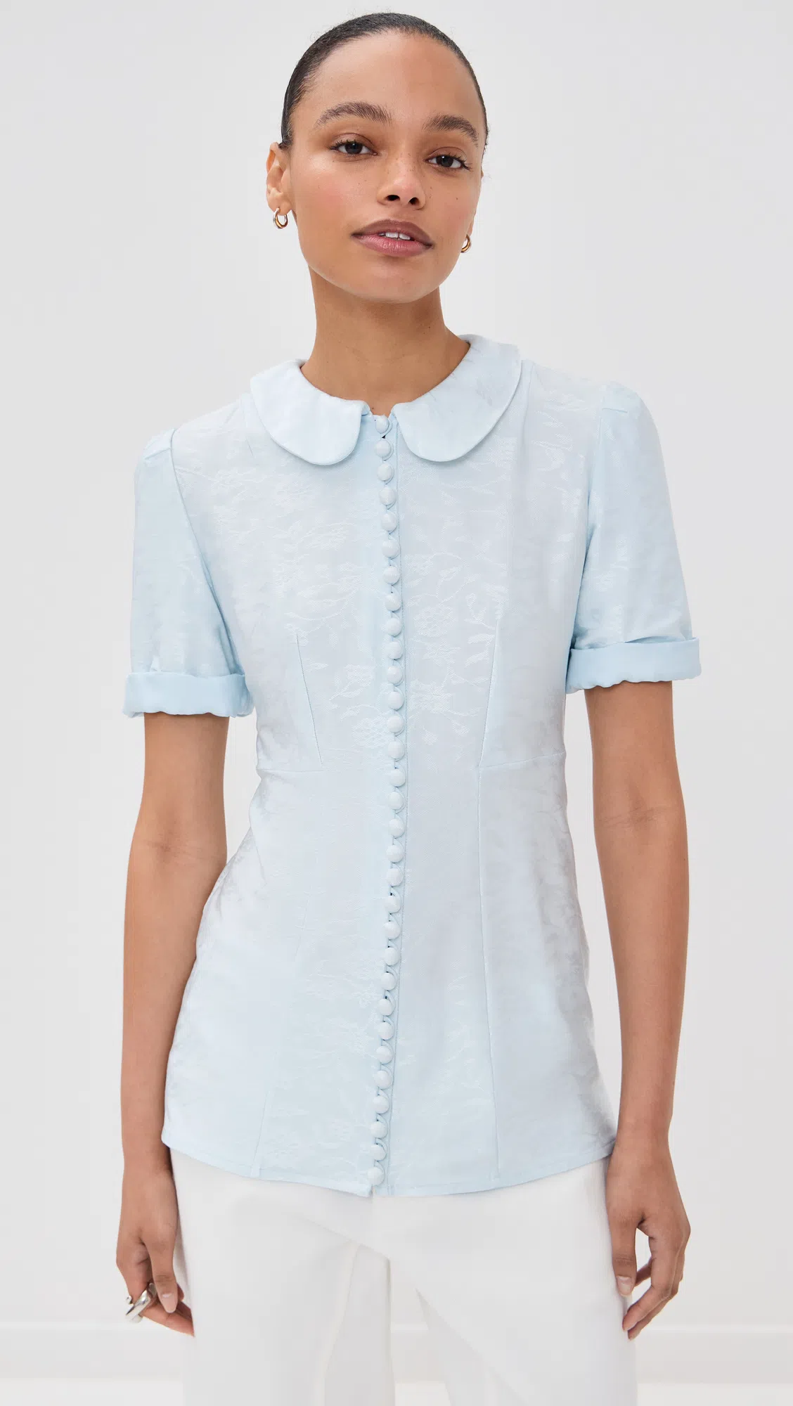 WARDROBE.NYC X Hailey Bieber Neutral Tank Top In Off White