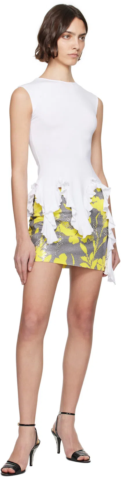 VALENTINO GARAVANI Valentino Ladycrush 85 Patent Sandal In Black