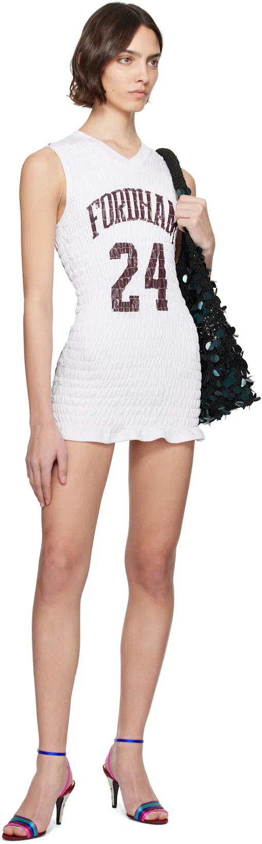 VALENTINO GARAVANI Valentino Ladycrush 85 Satin Sandals In Multicoloured