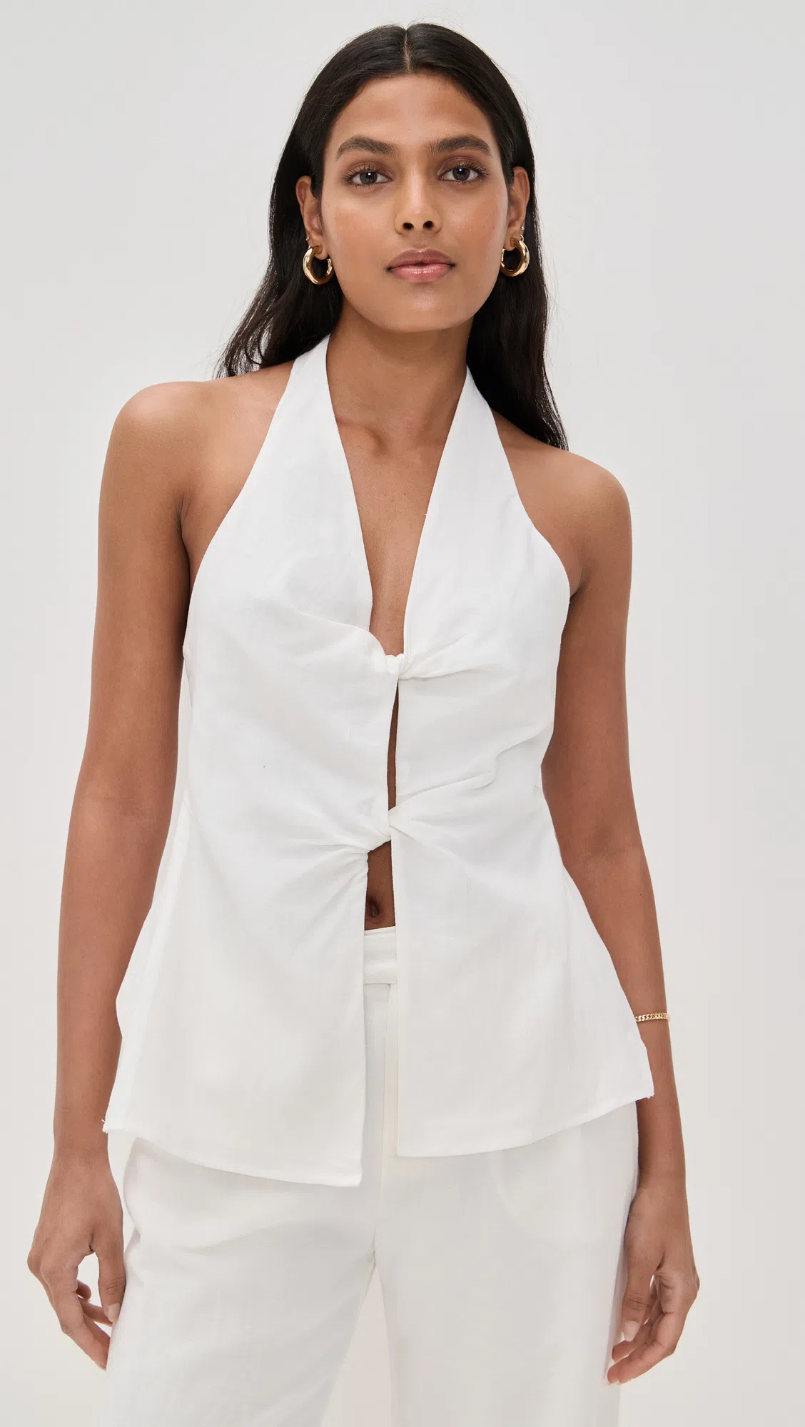 SHASHI Lauren 18k Goldplated Cuff Bracelet