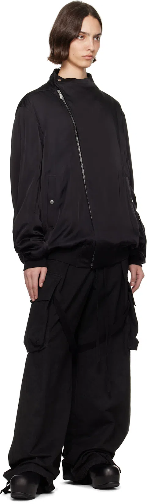 RICK OWENS Ballast Heeled Mules In Black