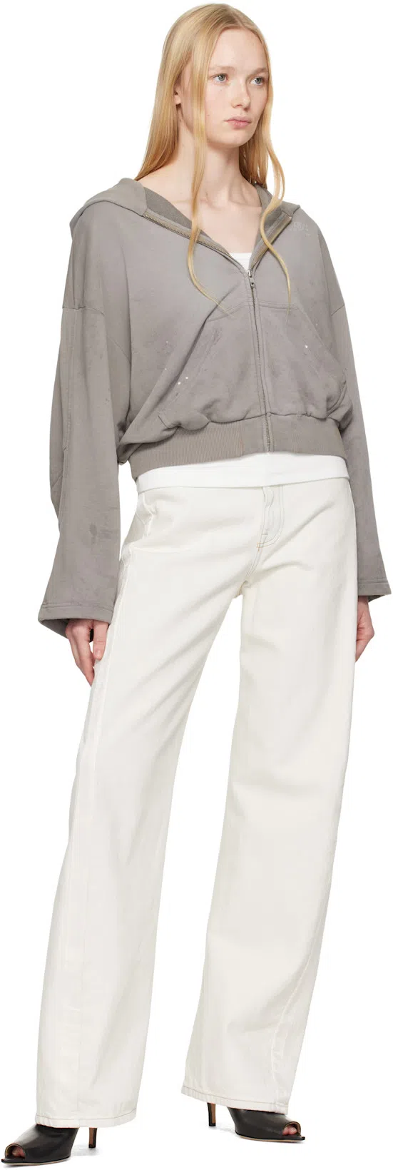 MM6 MAISON MARGIELA Black Oil Sandal Mules