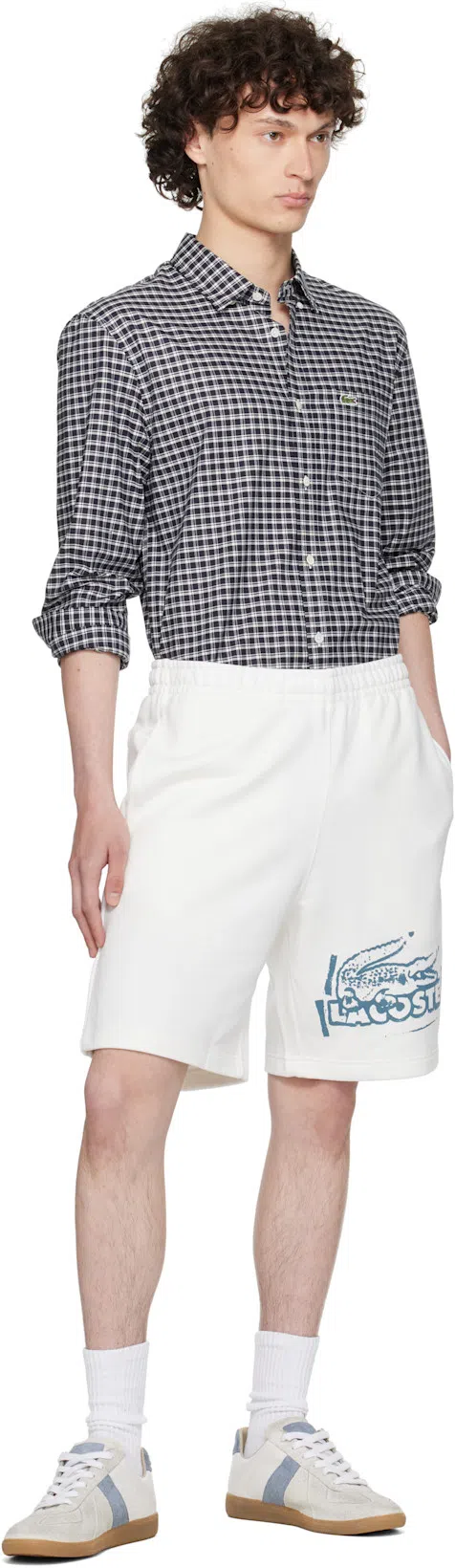 MAISON MARGIELA White And Light Blue Replica Sneakers