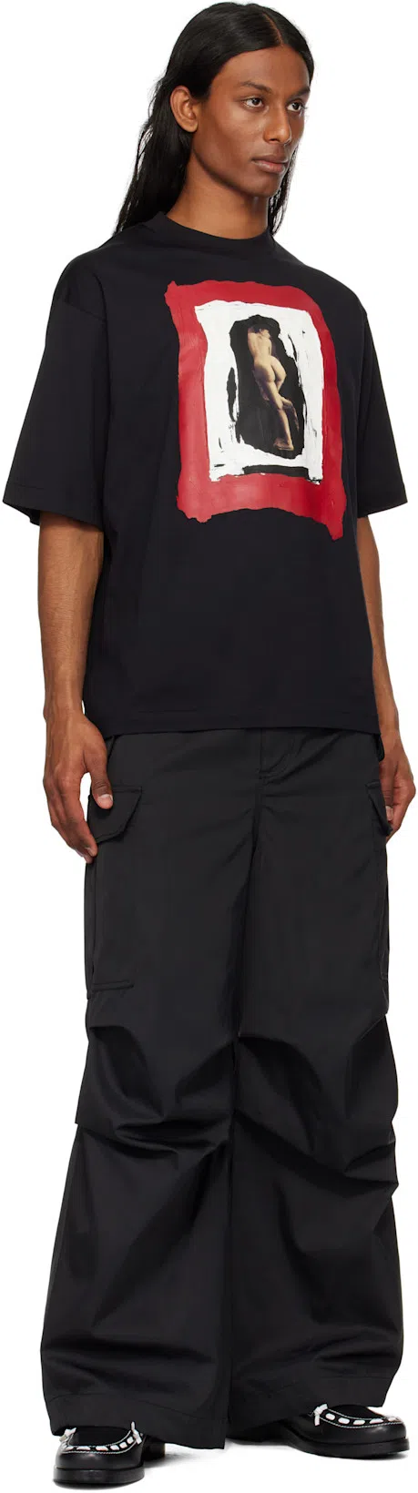 STEFAN COOKE Black Leather Loafers