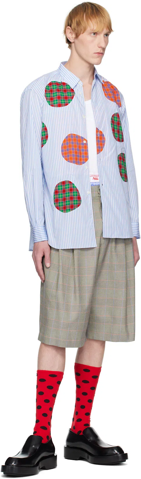 CHARLES JEFFREY LOVERBOY Mens Brand-embroidered Ribbed Cotton Tank Top White