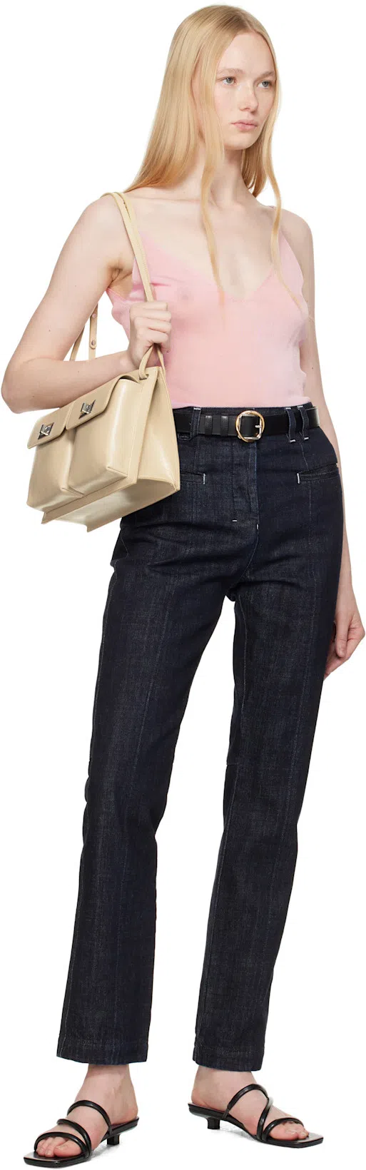 JACQUEMUS Top 'the Shoulder Knit In Pink