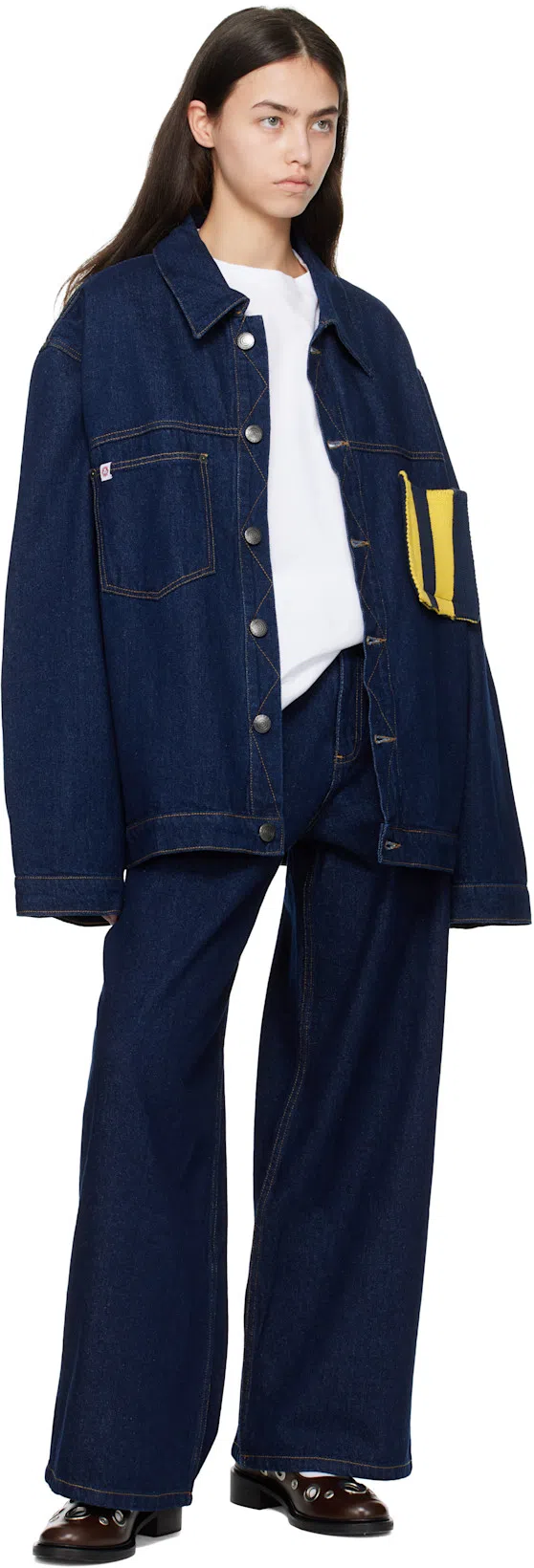 CHARLES JEFFREY LOVERBOY Topsy Turvy T-shirt In White