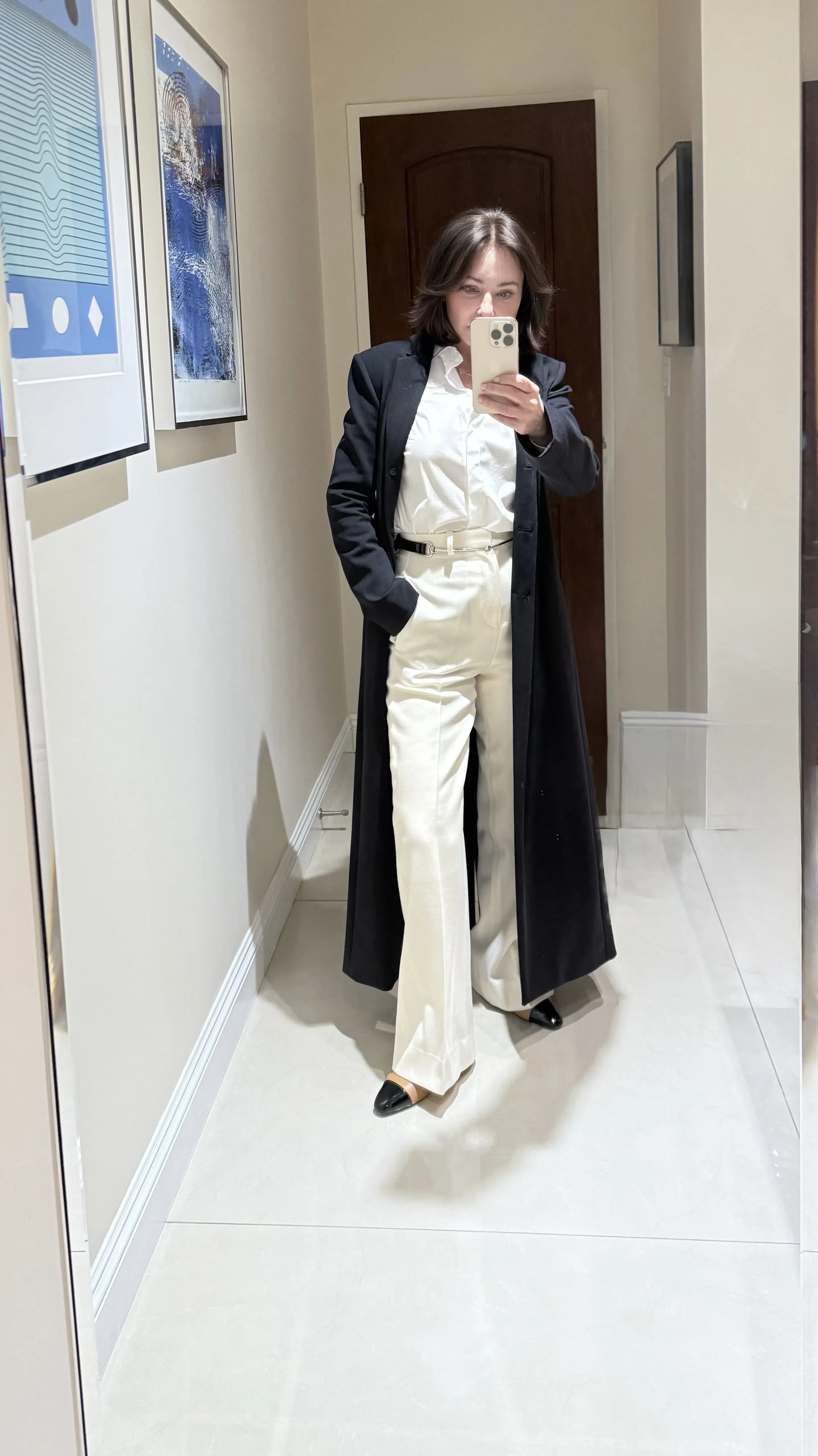 AQUAZZURA Gioia Bow-detailed Two-tone Leather-trimmed Suede Ballet Flats In Brown