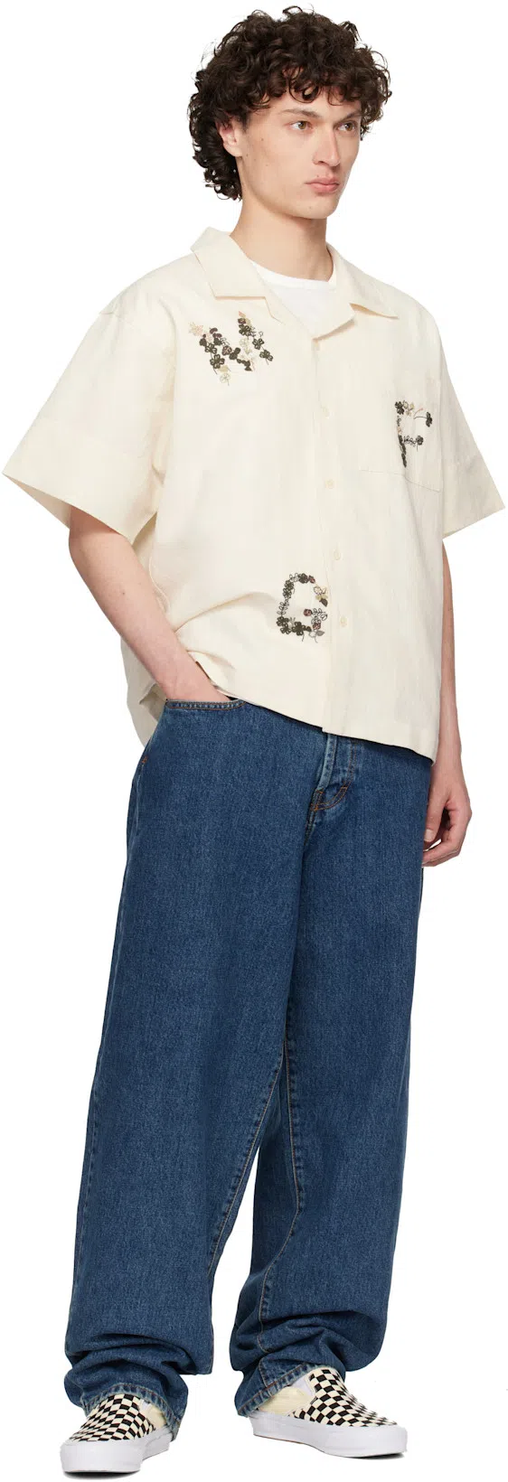 VANS Women's Classic Checkerboard Slip-on Sneaker In Black/off White, Women's At Urban Outfitters