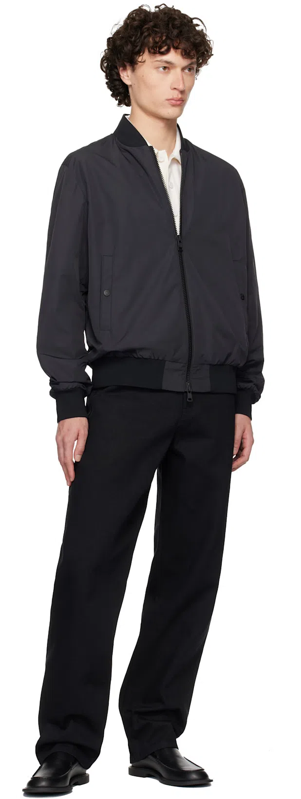 THE ROW Nic Loafers In Black