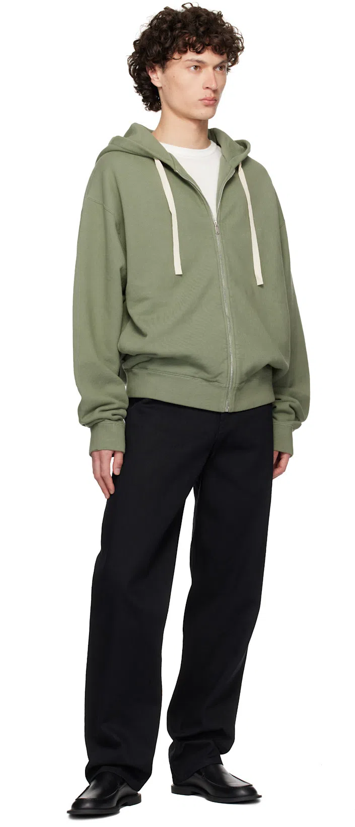 THE ROW Nic Loafers In Black