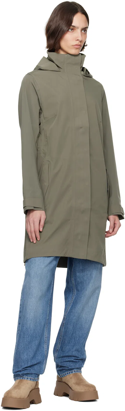 GIANVITO ROSSI Woman Ankle Boots Khaki Size 7.5 Leather In Multi